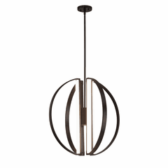 Liv 24" LED 5-Light Chandelier - Matte Black - NSH-4302-MBLK Liv 24" LED 5-Light Chandelier - Matte Black - NSH-4302-MBLK