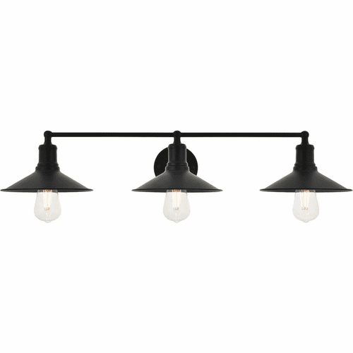Living District Etude  3-LT Wall Sconce - Black - LD4033W33BK