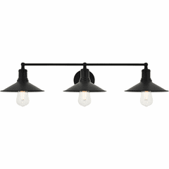 Living District Etude  3-LT Wall Sconce - Black - LD4033W33BK