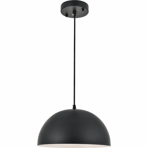 Living District Forte  1-LT Pendant - Black - LD4022D12BK