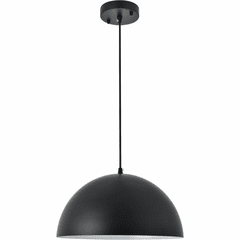 Living District Forte  1-LT Pendant - Black - LD4023D14BK