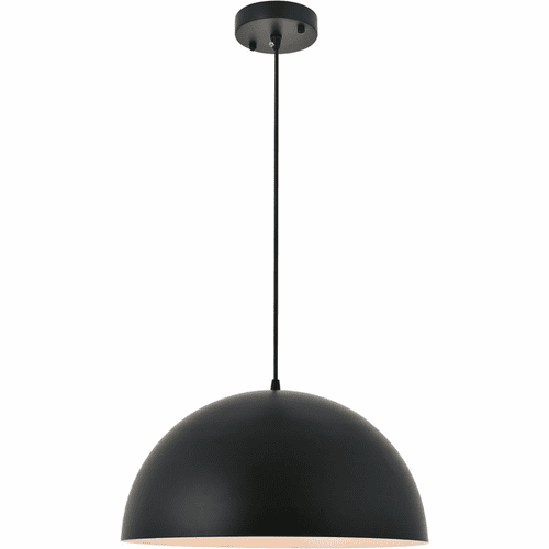 Living District Forte  1-LT Pendant - Black - LD4025D16BK