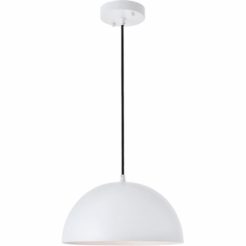 Living District Forte  1-LT Pendant - White - LD4022D12WH