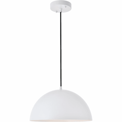 Living District Forte  1-LT Pendant - White - LD4023D14WH