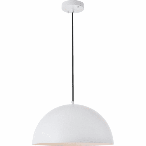 Living District Forte  1-LT Pendant - White - LD4025D16WH