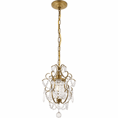 Living District Kirin 1-LT Pendant - Brass - LD5017D11BR