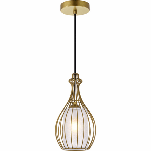 Living District Miya 1-LT Pendant - Brass - LD2419BR