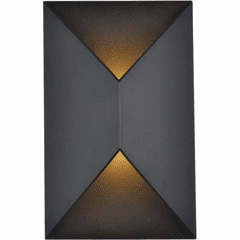 Living District Raine Integrated LED Wall Sconce - Black - LDOD4022BK