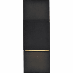 Living District Raine Integrated LED Wall Sconce - Black - LDOD4024BK