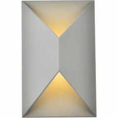 Living District Raine Integrated LED Wall Sconce - Silver - LDOD4022S