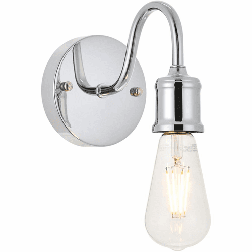 Living District Serif  1-LT Wall Sconce - Chrome - LD4028W5C