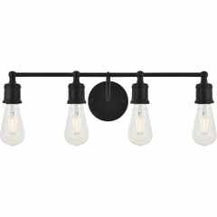 Living District Serif  4-LT Wall Sconce - Black - LD4028W22BK