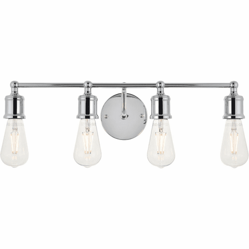 Living District Serif  4-LT Wall Sconce - Chrome - LD4028W22C