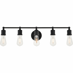 Living District Serif  5-LT Wall Sconce - Black - LD4028W29BK