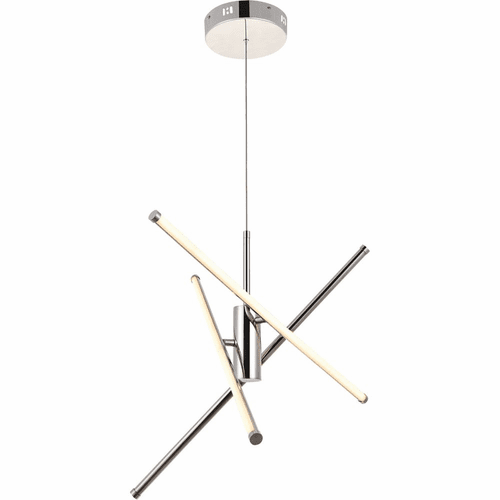 Living District Sonya 3-LT Pendant - Polished Nickel - LD9001D29PN