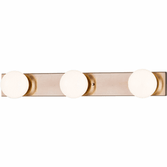 Luna 3-Light LED Bath Bar - Brushed Brass - FSN-4043-CLOP-BRSS