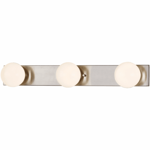 Luna 3-Light LED Bath Bar - Brushed Nickel - FSN-4043-CLOP-NCKL