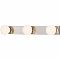Luna 3-Light LED Bath Bar - Brushed Nickel - FSN-4043-CLOP-NCKL