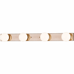 Luna 4-Light LED Bath Bar - Brushed Brass - FSN-4044-CLOP-BRSS