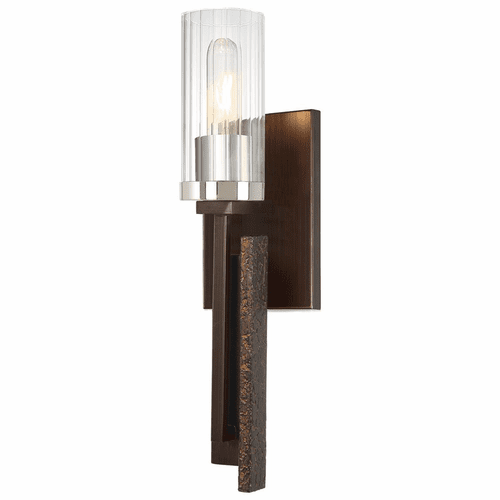 Maddox Roe 1-LT Wall Sconce - Iron Ore W/Gold Dust Highlight - 4600-101