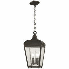 Marquee Chain Hung Lantern - Oil Rubbed Bronze W/ Gold High - 72484-143C