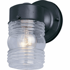 Maxim 1-LT Outdoor Wall Mount - Black - 92001CLBK