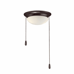 Maxim 2-Light LED Ceiling Fan Light Kit w/Bulbs - Oil Rubbed Bronze - FKT211SWOI