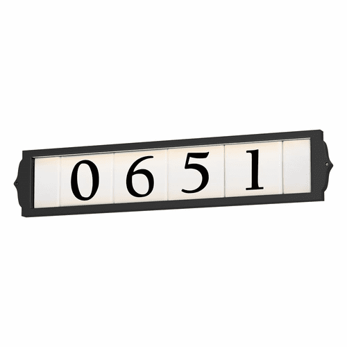 Maxim 25" LED Address Frame - Black - 53650BK