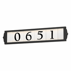 Maxim 25" LED Address Frame - Black - 53650BK Maxim 25" LED Address Frame - Black - 53650BK