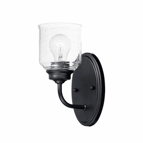 Maxim Acadia 1-LT Wall Sconce - Black - 12261CDBK