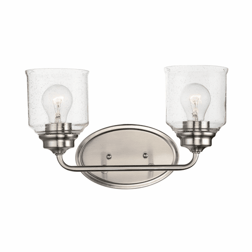 Maxim Acadia 2-LT Bath Vanity Light - Satin Nickel - 12262CDSN