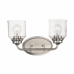 Maxim Acadia 2-LT Bath Vanity Light - Satin Nickel - 12262CDSN