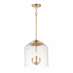 Maxim Acadia 3-Light Pendant - Heritage - 12273CDHR Maxim Acadia 3-Light Pendant - Heritage - 12273CDHR