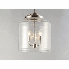 Maxim Acadia 3-Light Pendant - Satin Nickel - 12273CDSN Maxim Acadia 3-Light Pendant - Satin Nickel - 12273CDSN