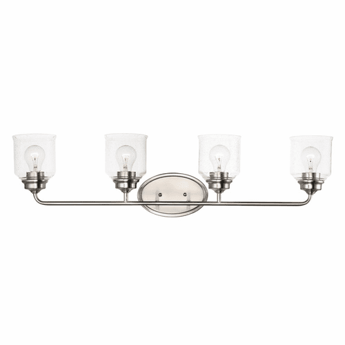Maxim Acadia 4-LT Bath Vanity Light - Satin Nickel - 12264CDSN