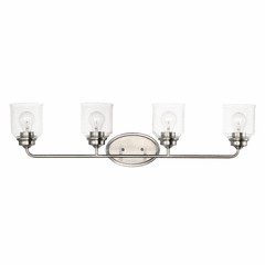 Maxim Acadia 4-LT Bath Vanity Light - Satin Nickel - 12264CDSN