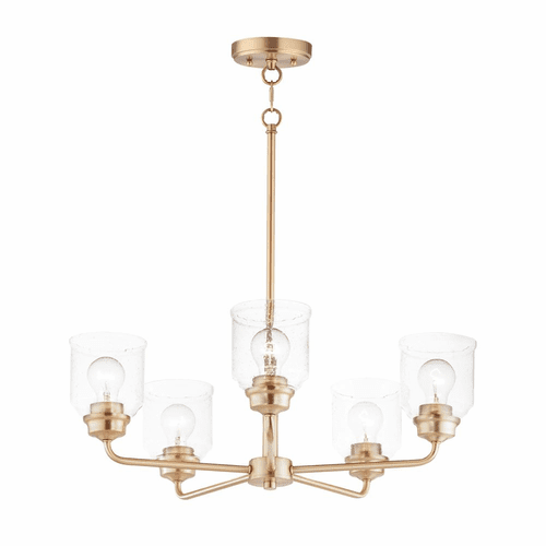Maxim Acadia 5-Light Chandelier - Heritage - 12266CDHR