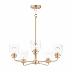 Maxim Acadia 5-Light Chandelier - Heritage - 12266CDHR