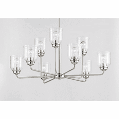 Maxim Acadia 9-Light Chandelier - Satin Nickel - 12277CDSN