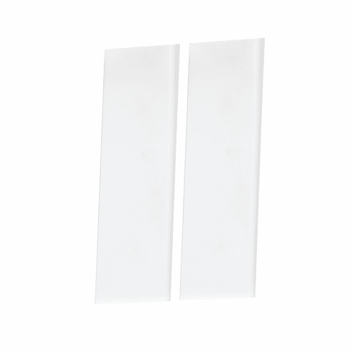 Maxim Address House Number Half Blank Tile (2/PK) - White - 53623WT