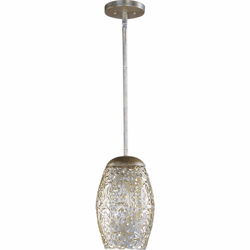 Maxim Arabesque 1-LT Mini Pendant - Golden Silver - 24153BCGS