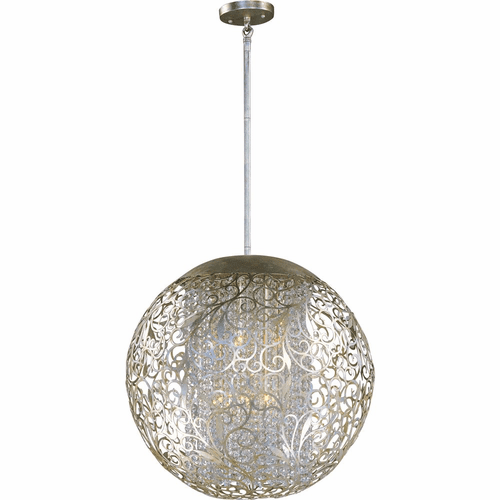 Maxim Arabesque 9-LT Pendant - Golden Silver - 24156BCGS