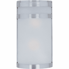 Maxim Arc 2-LT Outdoor Wall Lantern - Stainless Steel - 5002FTSST Maxim Arc 2-LT Outdoor Wall Lantern - Stainless Steel - 5002FTSST
