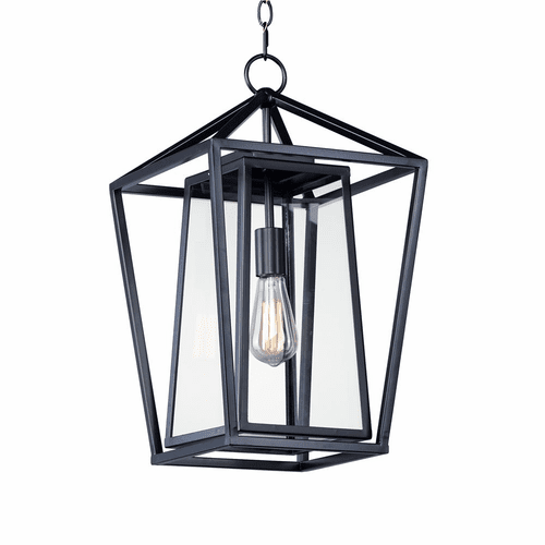 Maxim Artisan 1-LT Outdoor Pendant - Black - 3178CLBK