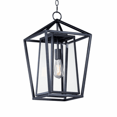 Maxim Artisan 1-LT Outdoor Pendant - Black - 3178CLBK