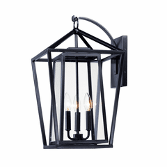 Maxim Artisan 3-LT Outdoor Wall Mount - Black - 3176CLBK