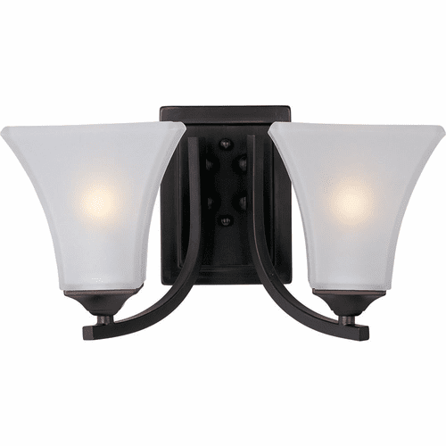 Maxim Aurora 2-LT Bath Vanity Light - Oil Rubbed Bronze - 20099FTOI
