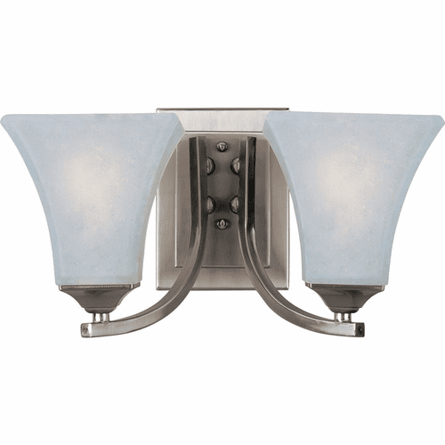 Maxim Aurora 2-LT Bath Vanity Light - Satin Nickel - 20099FTSN