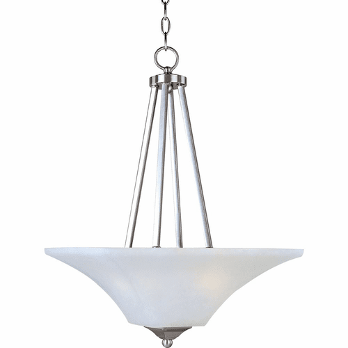 Maxim Aurora 2-LT Inverted Bowl Pendant - Satin Nickel - 20093FTSN