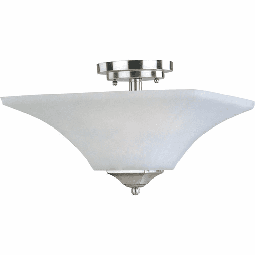 Maxim Aurora 2-LT Semi-Flush Mount - Satin Nickel - 20091FTSN